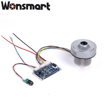 24 VDC ātrgaitas bezsuku līdzstrāvas pūtējs efektīvai gaisa plūsmai un augstam gaisa spiedienam